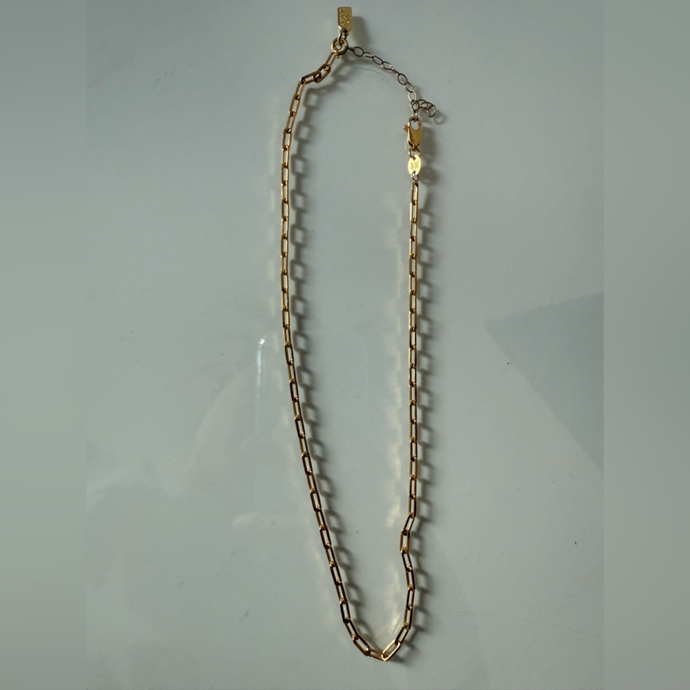 Electric Picks Gold Link Necklace
